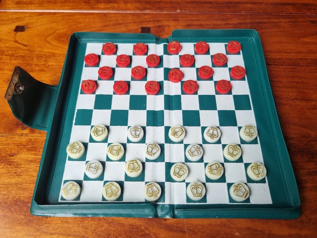 Magnetisch damspel, Ophalen of Verzenden, Gebruikt