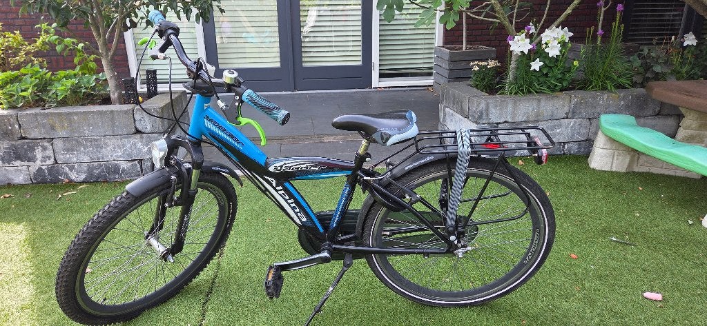 Jongensfiets Alpina Yabber 24 inch, Ophalen, Velgrem, Alpina, Versnellingen