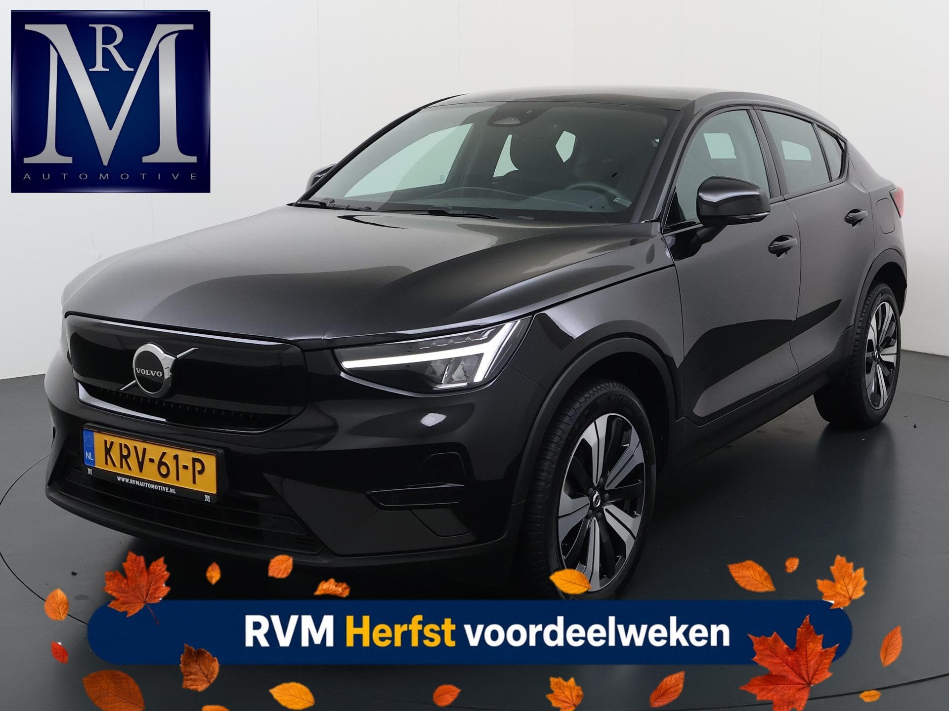 Volvo C40 Single Motor Core 70 kWh VAN:33.900,- VOOR:30.877,, Dealer onderhouden, Gebruikt, Parkeersensor, Zwart