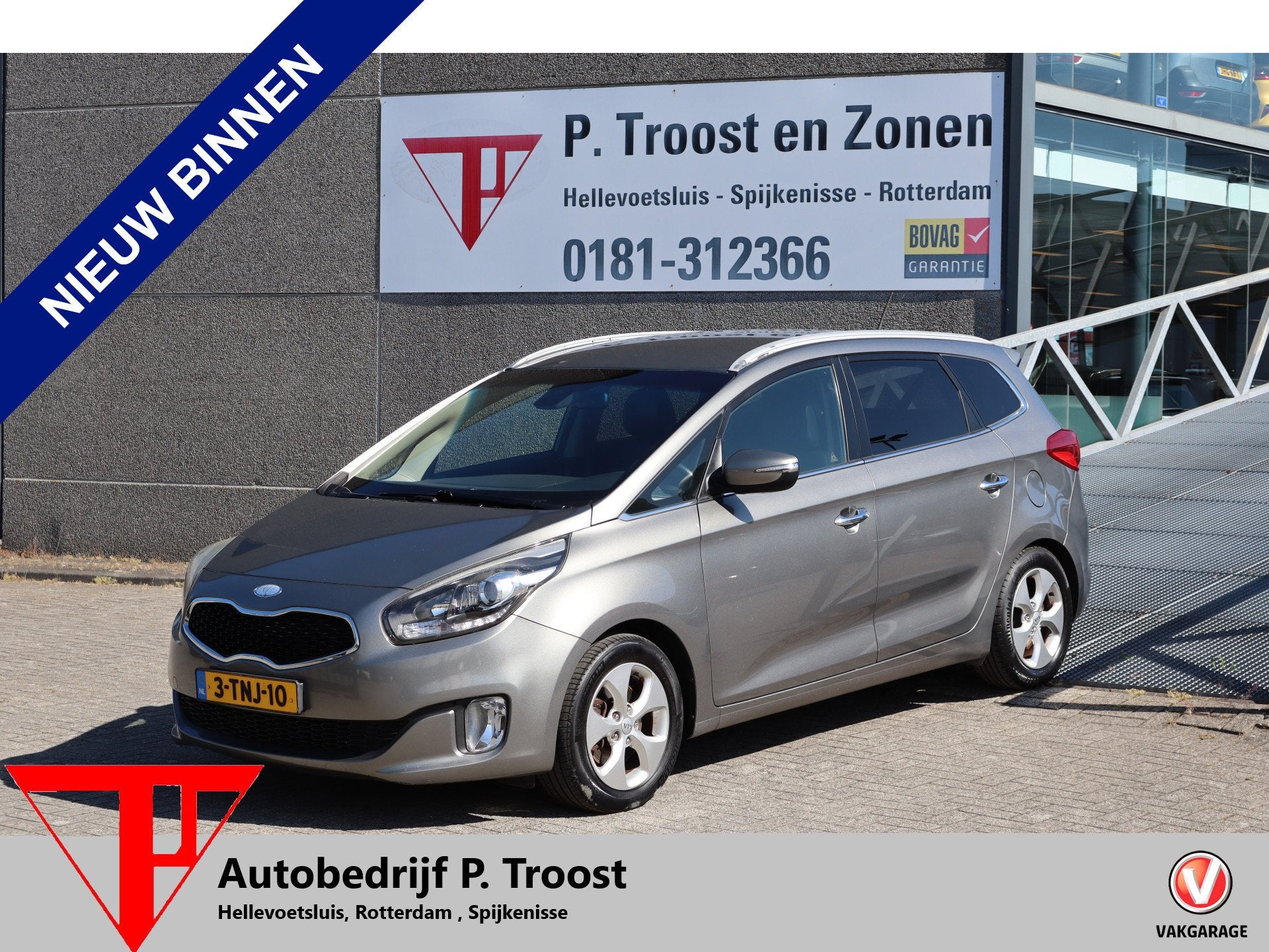 Kia Carens 1.6 GDi Super Pack 7 Zits/Achteruitrijcamera/Navi, Auto's, Kia, Voorwielaandrijving, Gebruikt, 4 cilinders, 7 stoelen