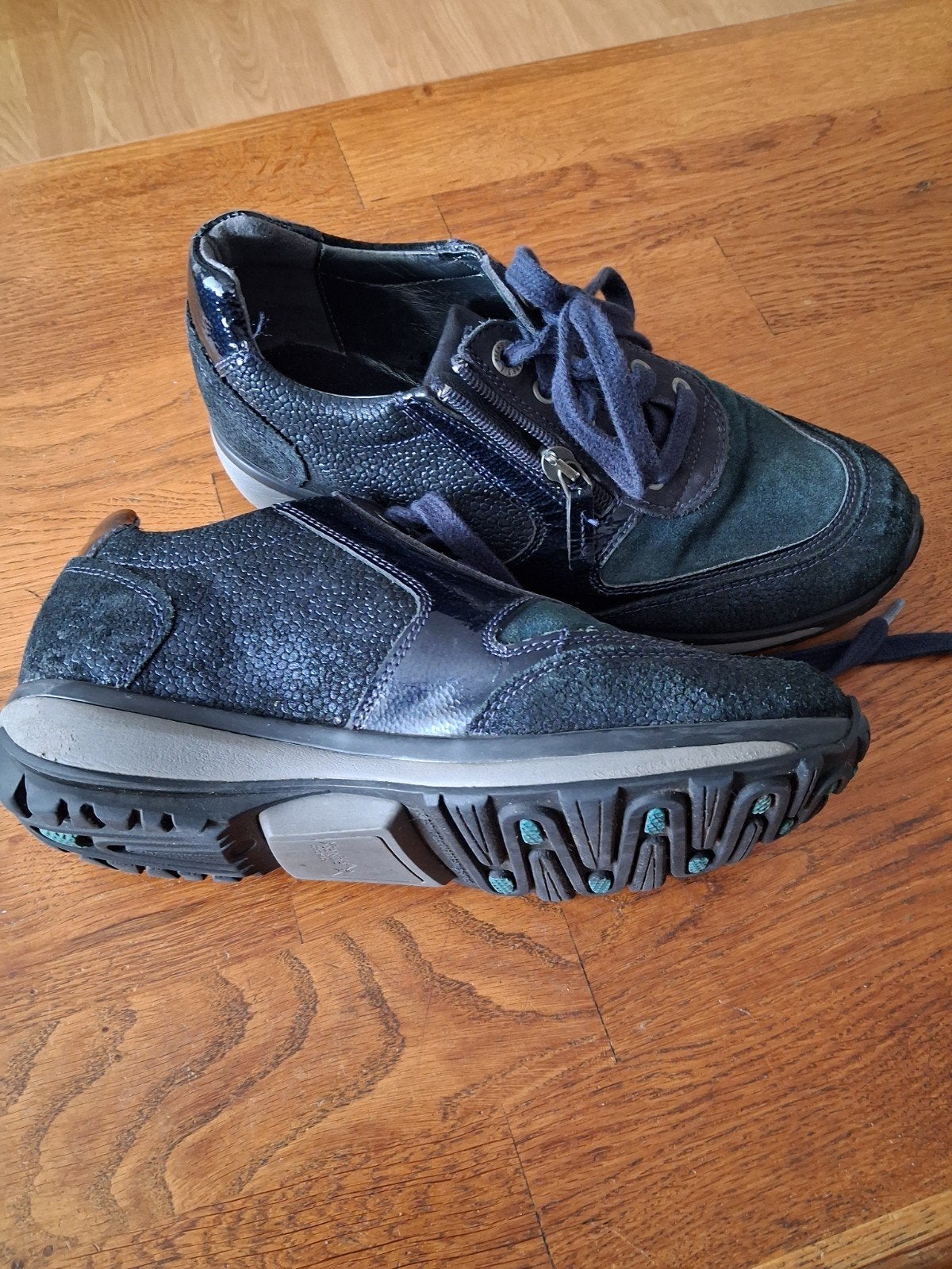 Xsensible stretch walker maat 38 zgst, Ophalen, Zo goed als nieuw, Blauw, Sneakers of Gympen