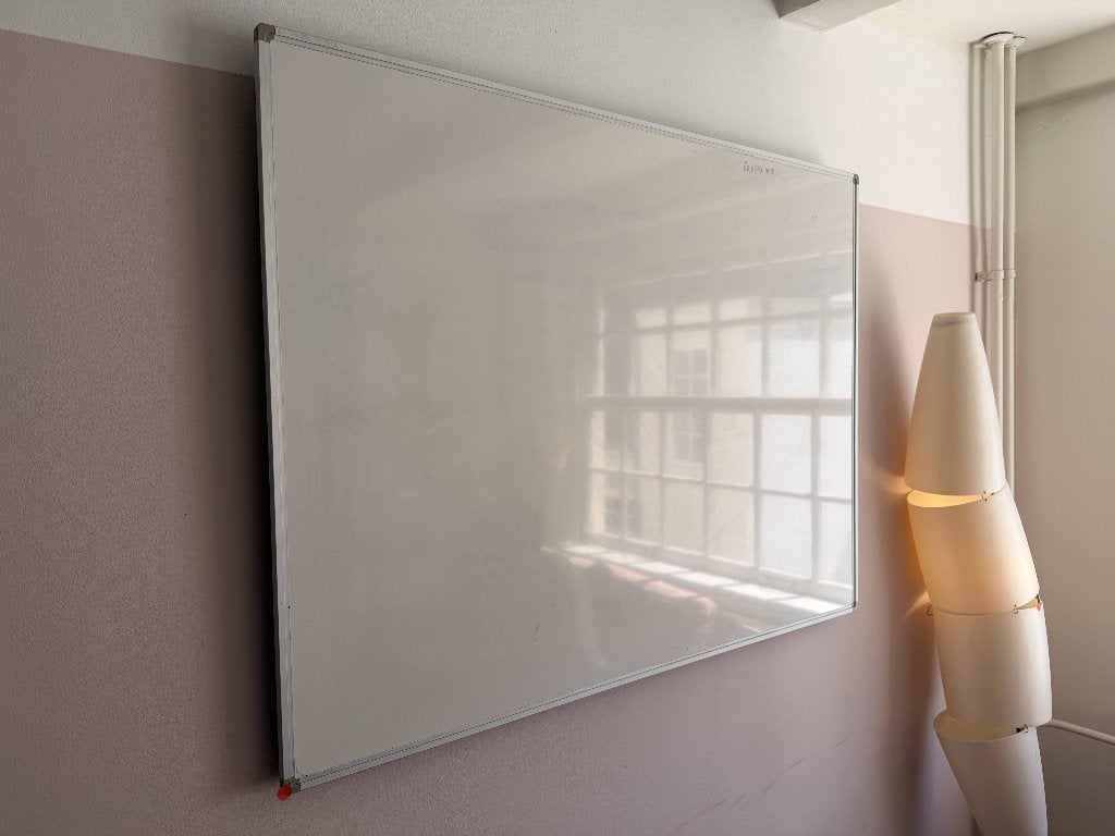 Magnetisch whiteboard | aluminium frame | 4x, Ophalen, Whiteboard