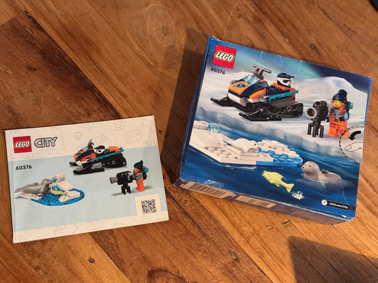 Lego City 60376 Arctische Verkenner Sneeuwscooter, City, Lego, Ophalen of Verzenden, Zo goed als nieuw