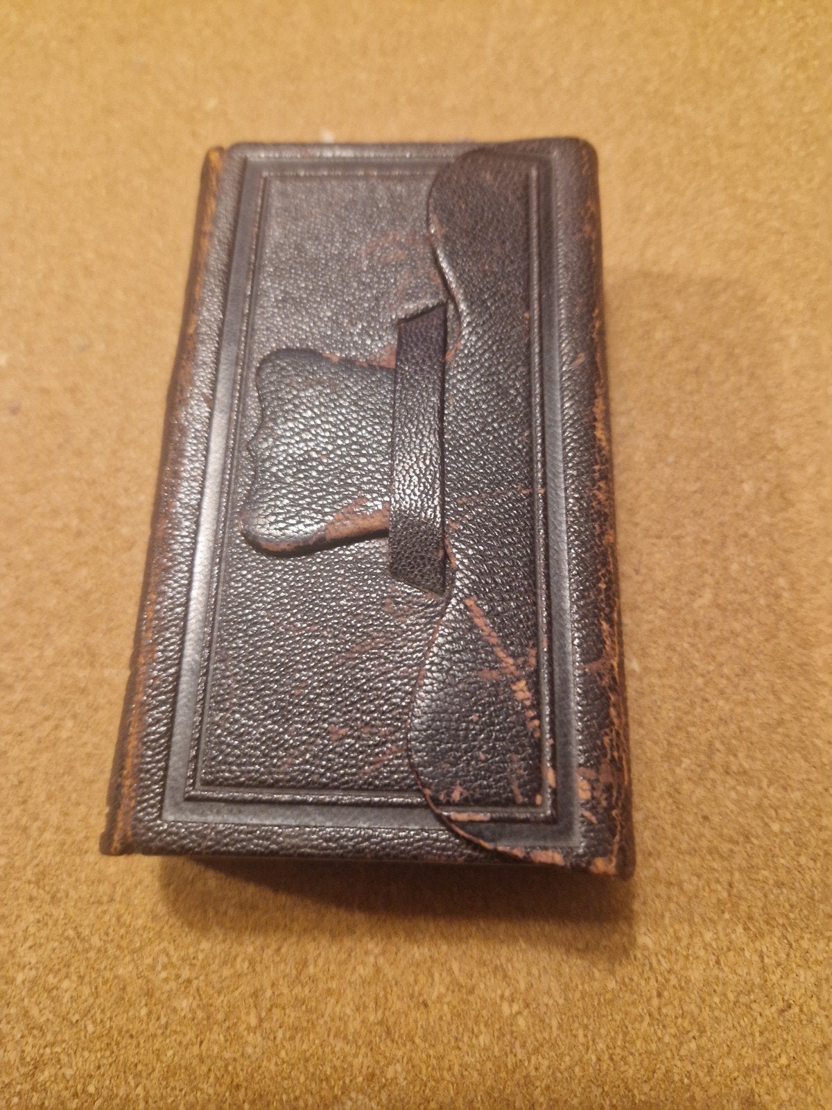 Antieke nieuw testament 1884 met omslag omslag zeer goede st, Ophalen of Verzenden