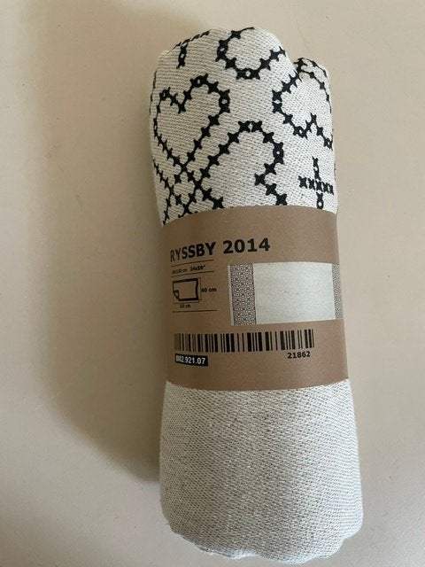 Hamam doek. Ryssby collectie IKEA Special Edition NIEUW., Zwart, Overige typen, Nieuw, Ophalen