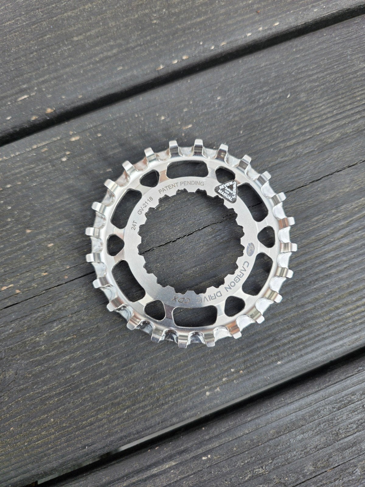Gates CDX 24T Bosch GEN2 tandwiel GV-2118, Ophalen of Verzenden, Nieuw, Elektrische fiets, Gates Carbon Drive