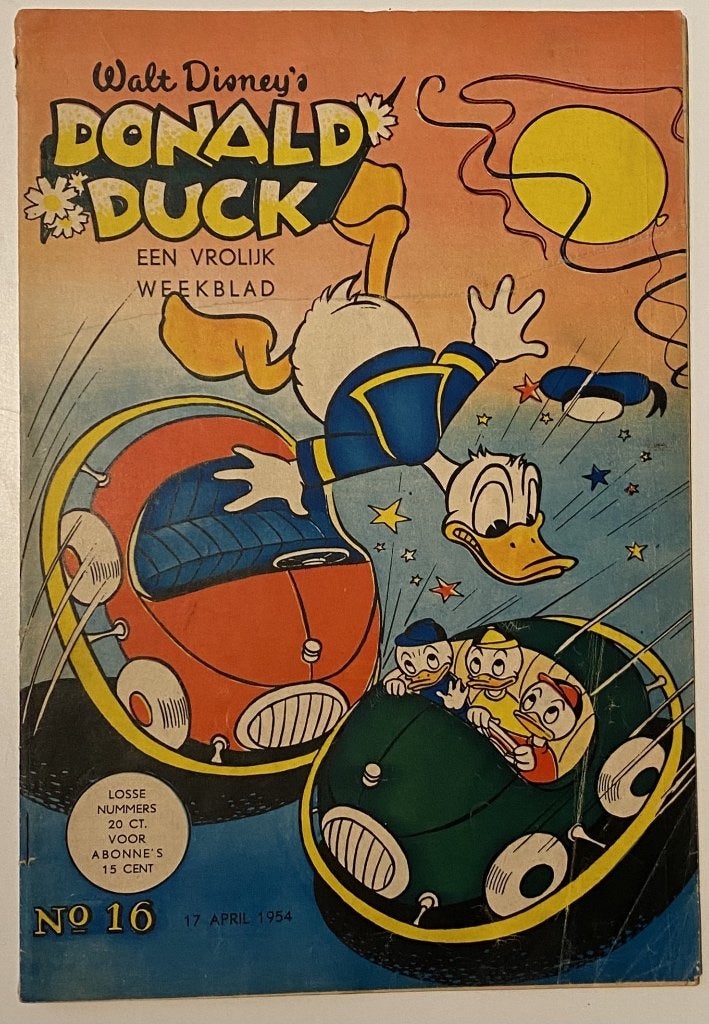 Donald Duck - diverse nummers 1954 - 1956 - 1957 - 1958, Boeken, Meerdere stripboeken, Ophalen of Verzenden, Gelezen