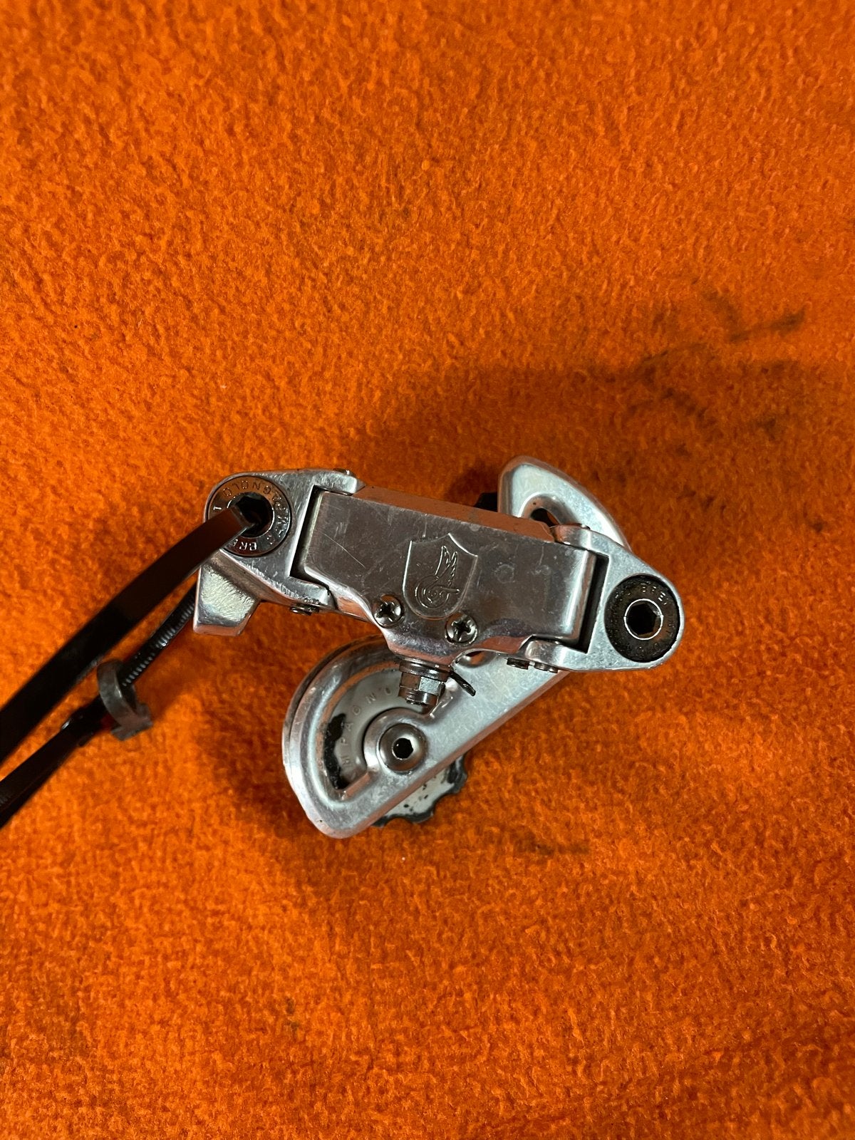 Vintage Campagnolo Derailleur - Klassiek Fiets Onderdeel, Fietsen en Brommers, Gebruikt, Verzenden, Derailleur of Ketting, Aluminium
