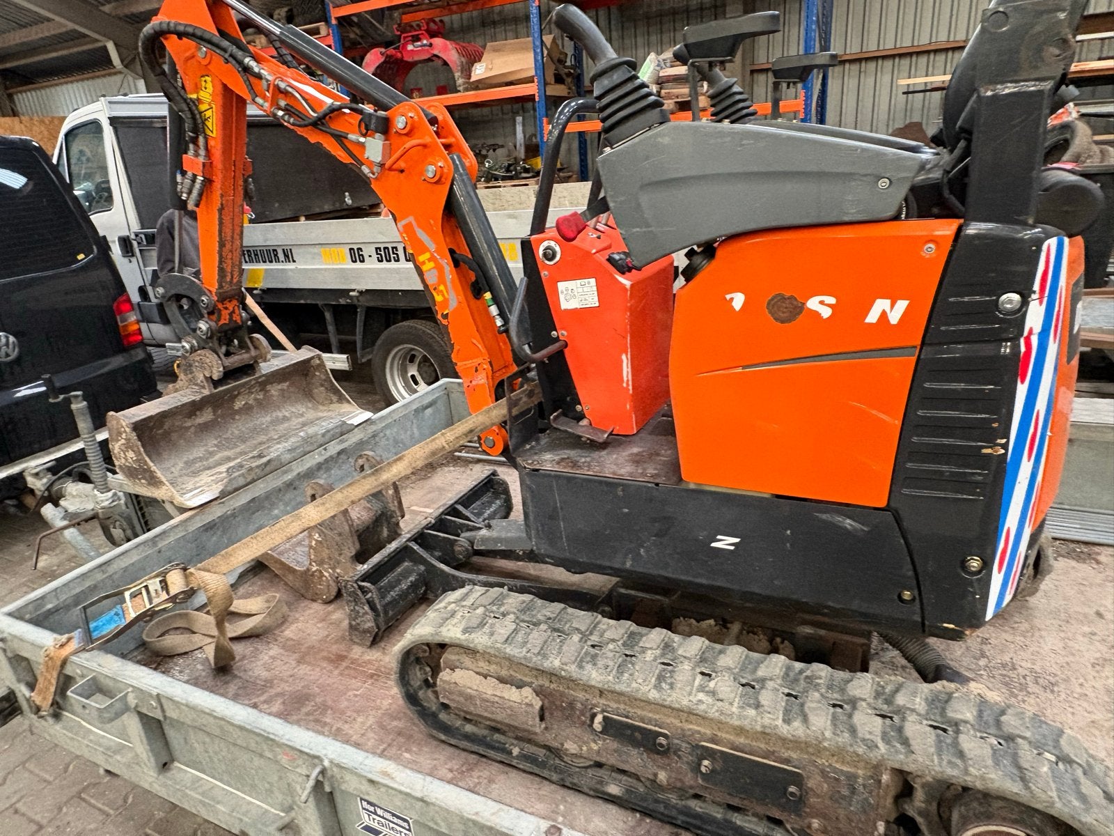 Doosan DX10Z Minigraafmachine - Compact en Krachtig, Ophalen of Verzenden, Graafmachine