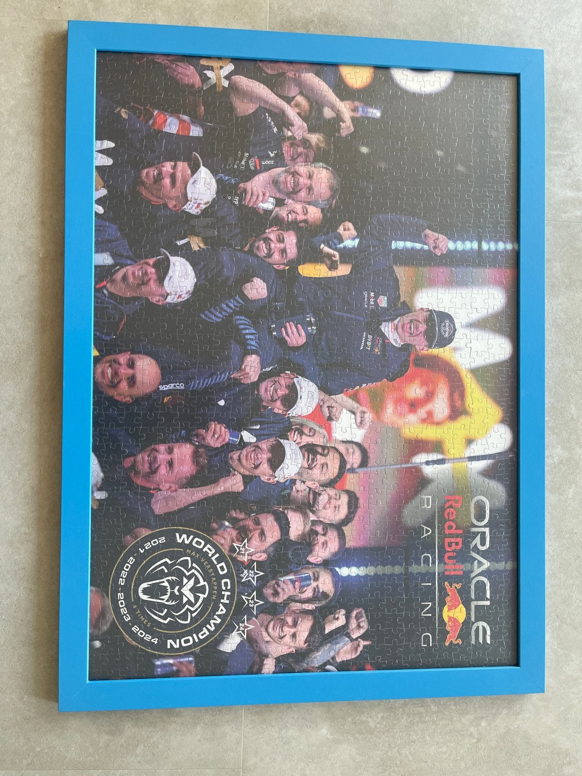 Red Bull Racing F1 World Champion Puzzel Schilderij, Ophalen, 500 t/m 1500 stukjes, Zo goed als nieuw, Legpuzzel