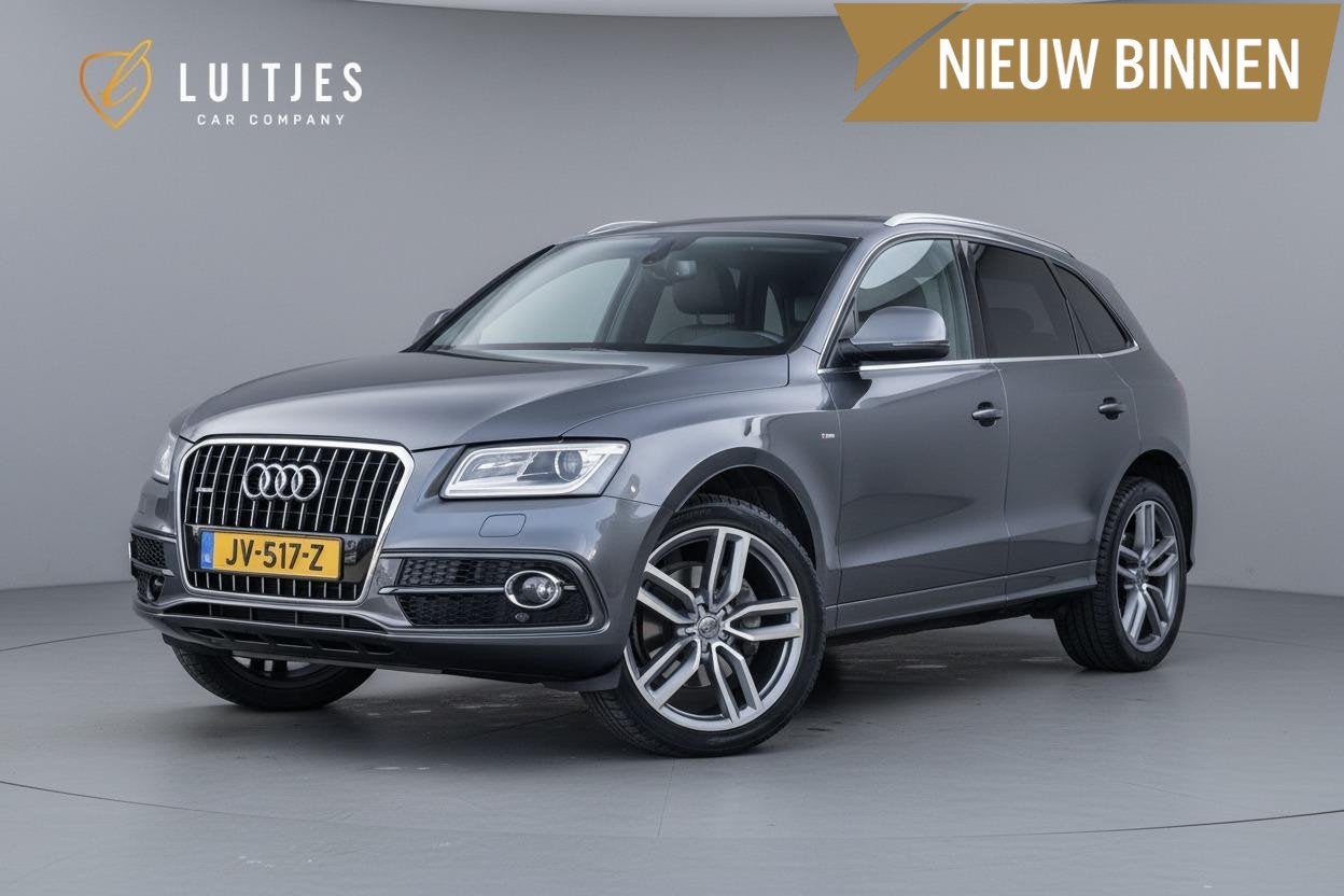 Audi Q5 3.0 TFSI V6 272pk quattro S-Line Facelift|Pano-dak|T, Automaat, Euro 5, Gebruikt, Zwart