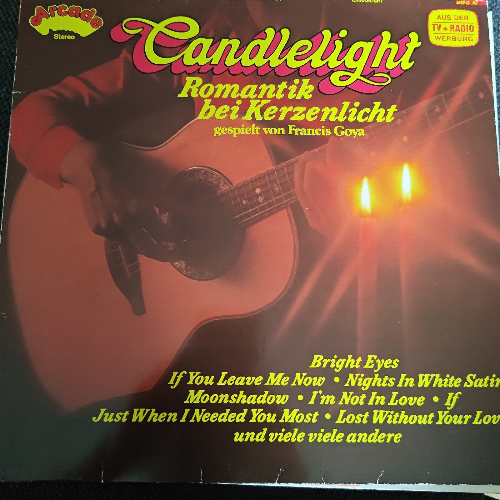 Francis Goya - Candlelight Romantik bei Kerzenlicht LP, Ophalen of Verzenden, 12 inch