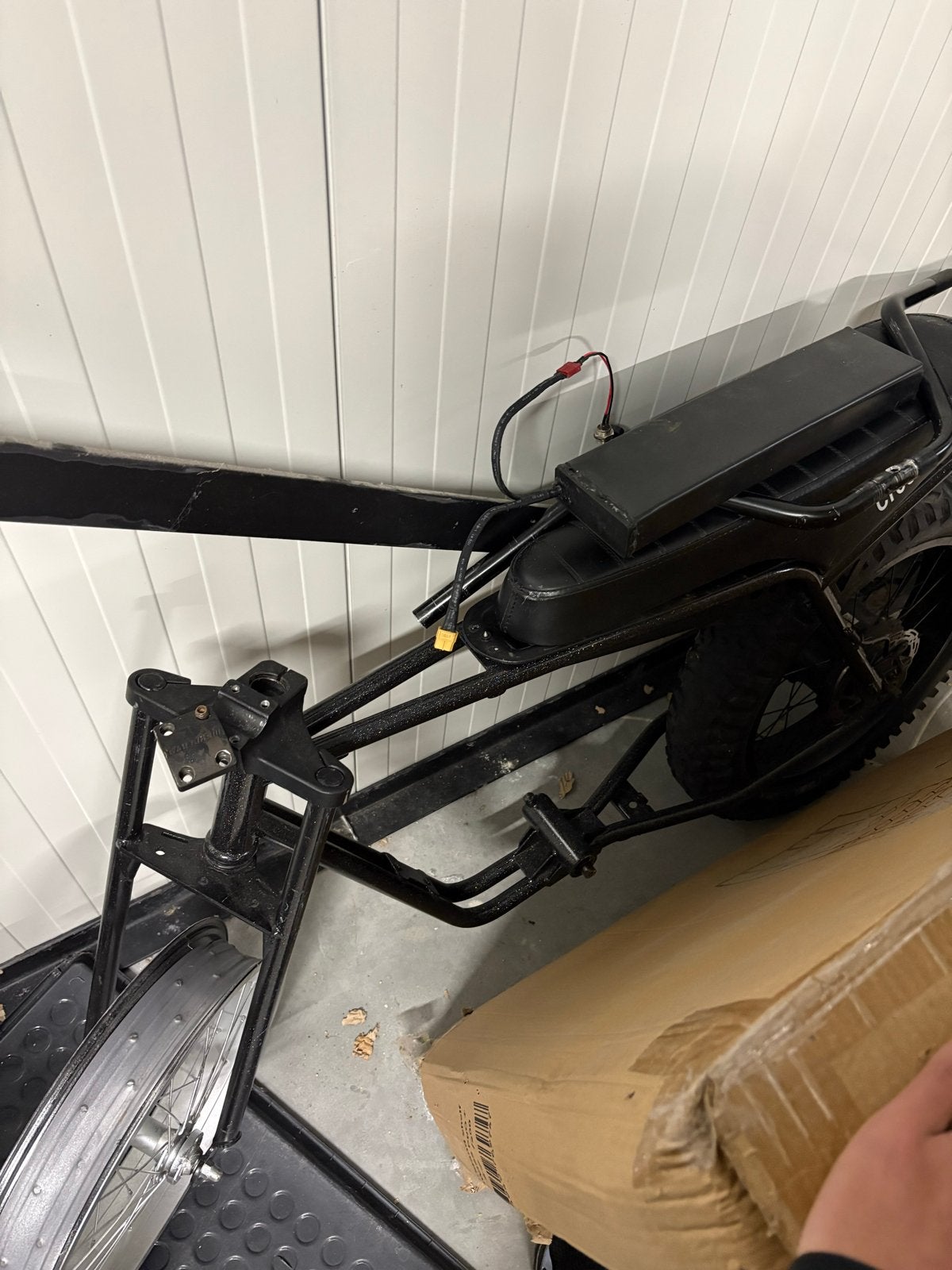 Super 73 frame met accu en motor, Frame, Gebruikt, Staal, Ophalen