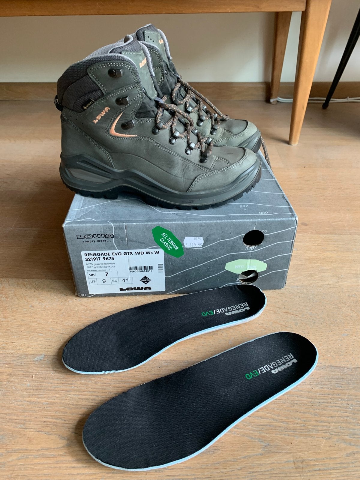 Lowa renegade evo GTX mid 41, Ophalen of Verzenden, Zo goed als nieuw, Schoenen