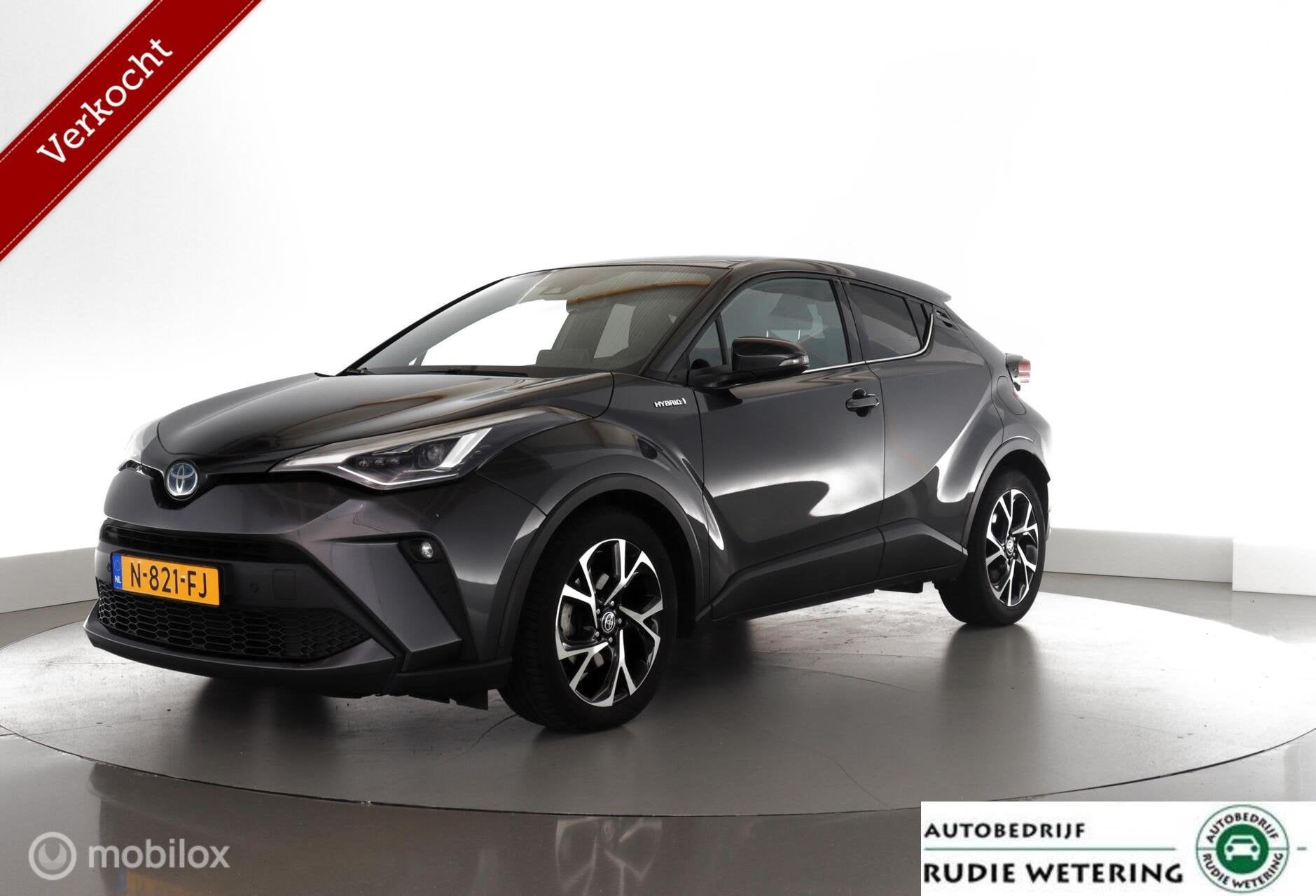 Toyota C-HR 1.8 Hybrid Style led|nav|dab|cam|ecc|acc|lmv18, Auto's, Stof, Euro 6, 4 cilinders, Met garantie (alle)