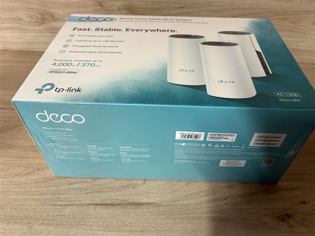 TP link DECO - Whole home mesh wifi system in seal - 5528, Computers en Software, WiFi-versterkers, Verzenden, Nieuw