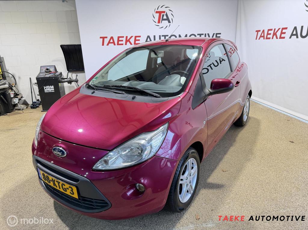 Ford Ka 1.2 Titanium Airco/Nap/Apk/Distributie VV, Voorwielaandrijving, Stof, Gebruikt, 1242 cc