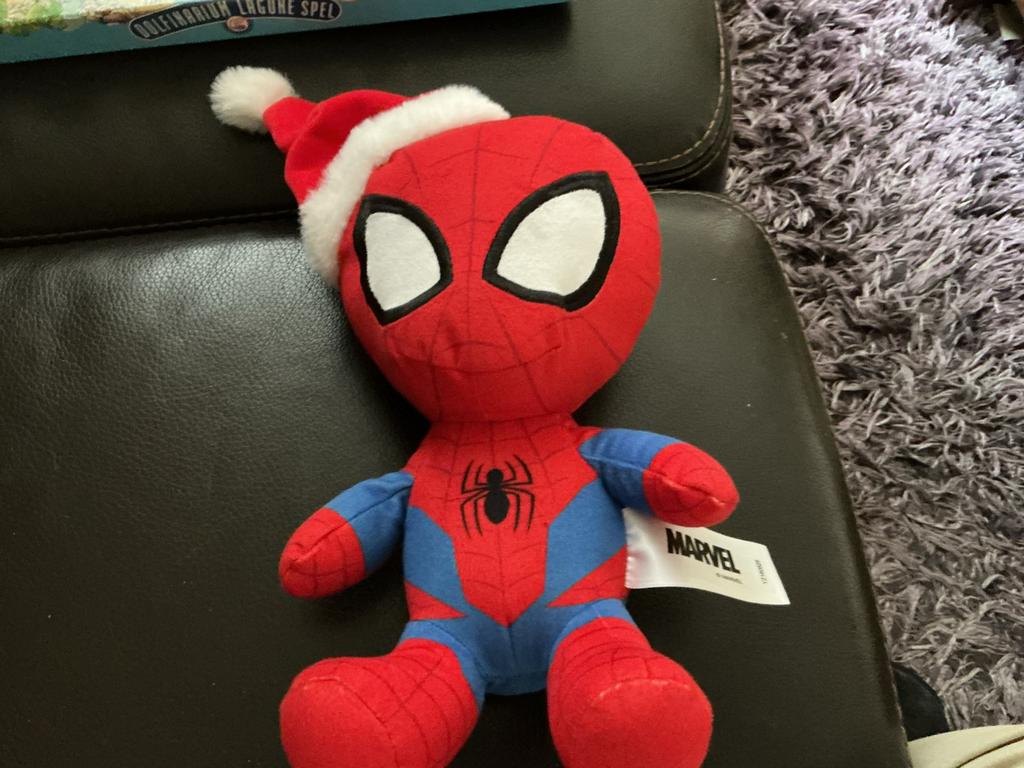 Spiderman knuffel met kerstmuts - Marvel, Overige merken, Overige karakters, Overige typen, Ophalen of Verzenden