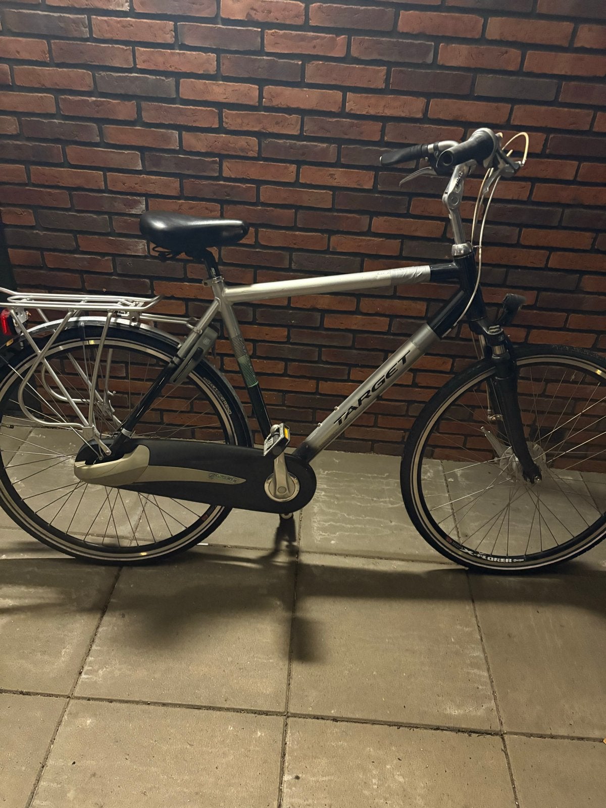Target fiets met versnellingen, Fietsen en Brommers, Gebruikt, Velgrem, Versnellingen, 53 tot 57 cm