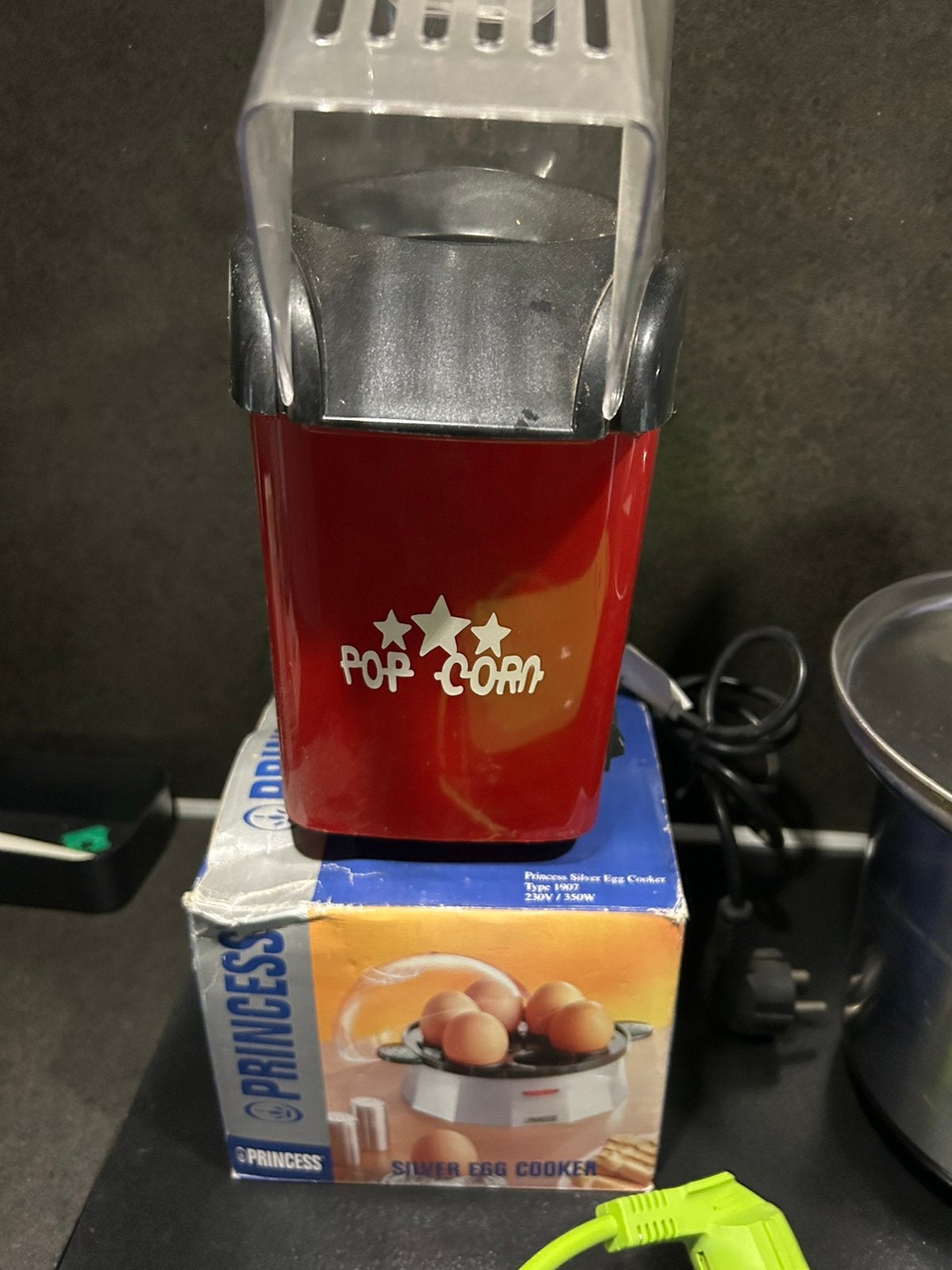 Popcornmachine / Popcornmaker, Overige typen, Ophalen of Verzenden, Gebruikt, Rood