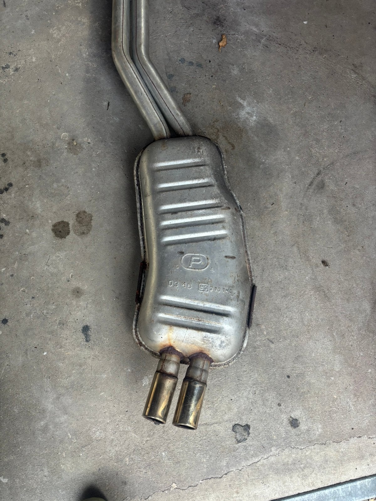Einddemper orgineel look bmw e36 325/328i, Auto-onderdelen, Ophalen, Gebruikt, BMW