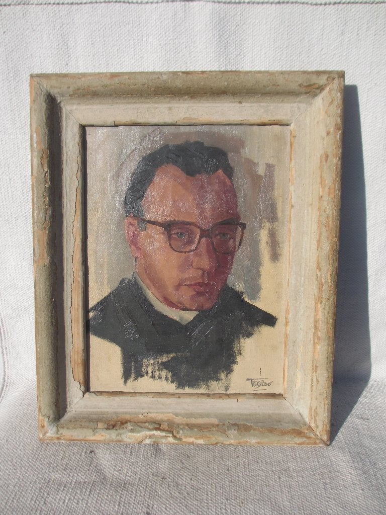Schilderij / Henri Titselaar, Antiek en Kunst, Kunst | Schilderijen | Klassiek, Portret of Personen, Expressionistisch, Olieverf