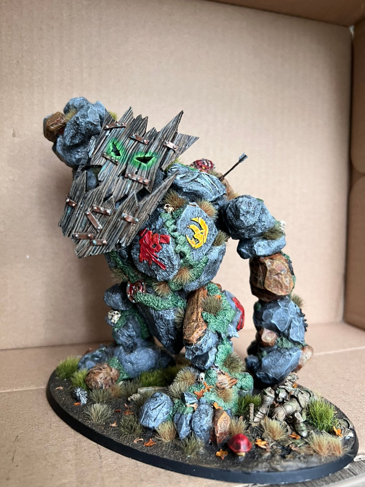 Warhammer forgeworld Rogue Idol of gork and mork, Hobby en Vrije tijd, Wargaming, Ophalen of Verzenden, Zo goed als nieuw, Warhammer