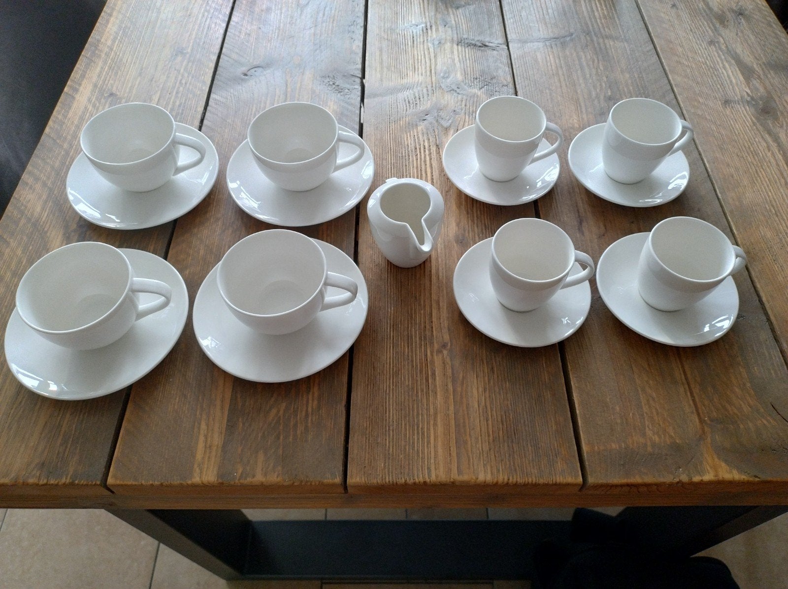 Room wit servies Vroom & Dreesman, Ophalen of Verzenden, Zo goed als nieuw, Porselein, Overige stijlen