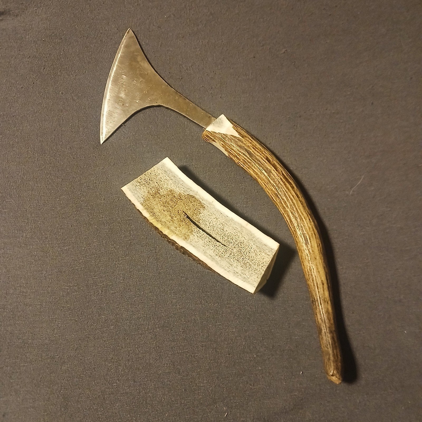 Scherp echte moose alaska knife, Ophalen of Verzenden