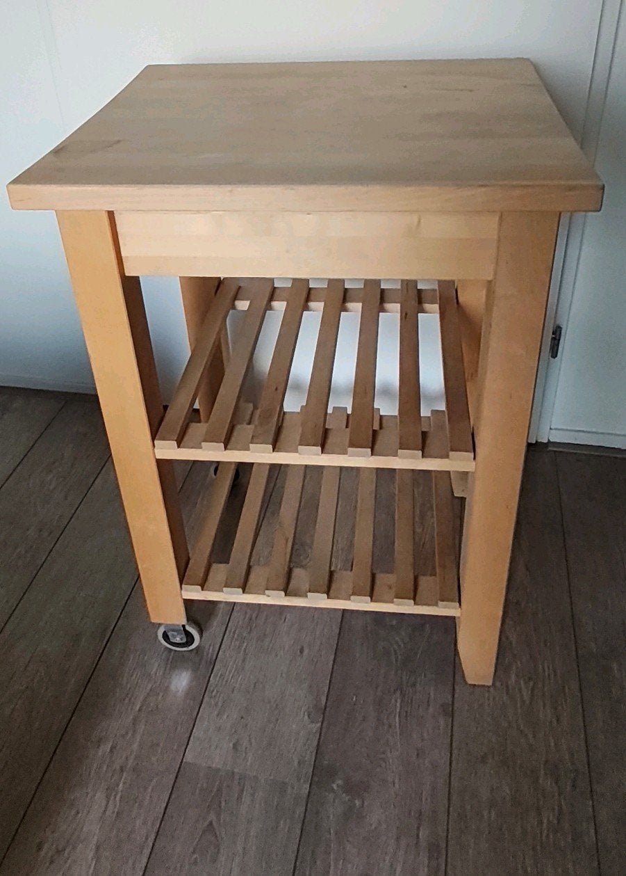 Ikea bekvam keukentrolley, Ophalen