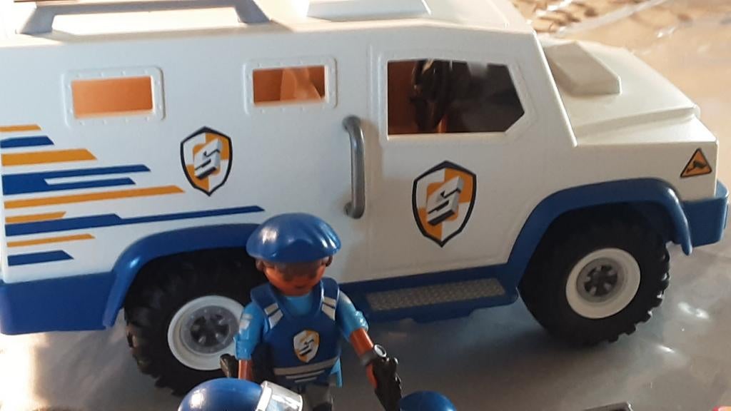 9371 geldtransport wagen, Kinderen en Baby's, Speelgoed | Playmobil, Zo goed als nieuw, Ophalen of Verzenden