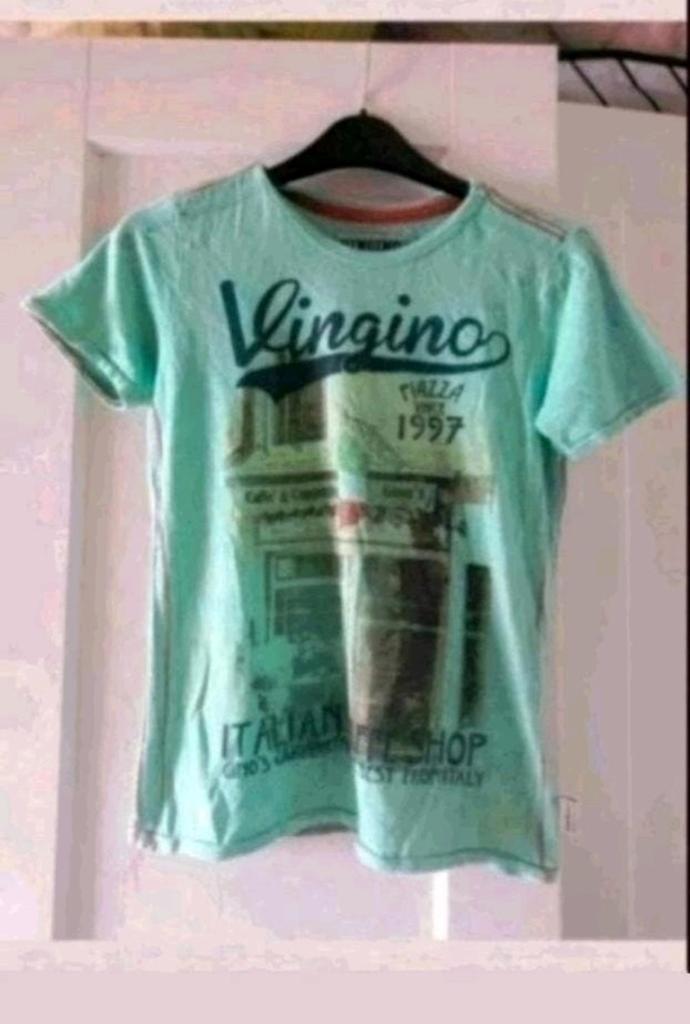 Vingino t-shirt maat 8, Kinderen en Baby's, Kinderkleding | Maat 128, Ophalen of Verzenden, Zo goed als nieuw, Vingino, Shirt of Longsleeve