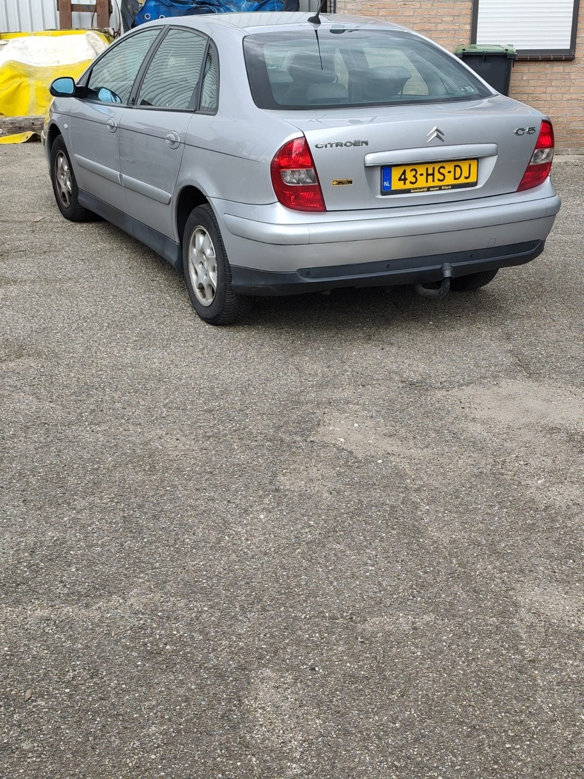 Citroën C5 2.0 16V AUT 2001 Grijs, Auto's, 4 cilinders, 700 kg, Origineel Nederlands, Grijs