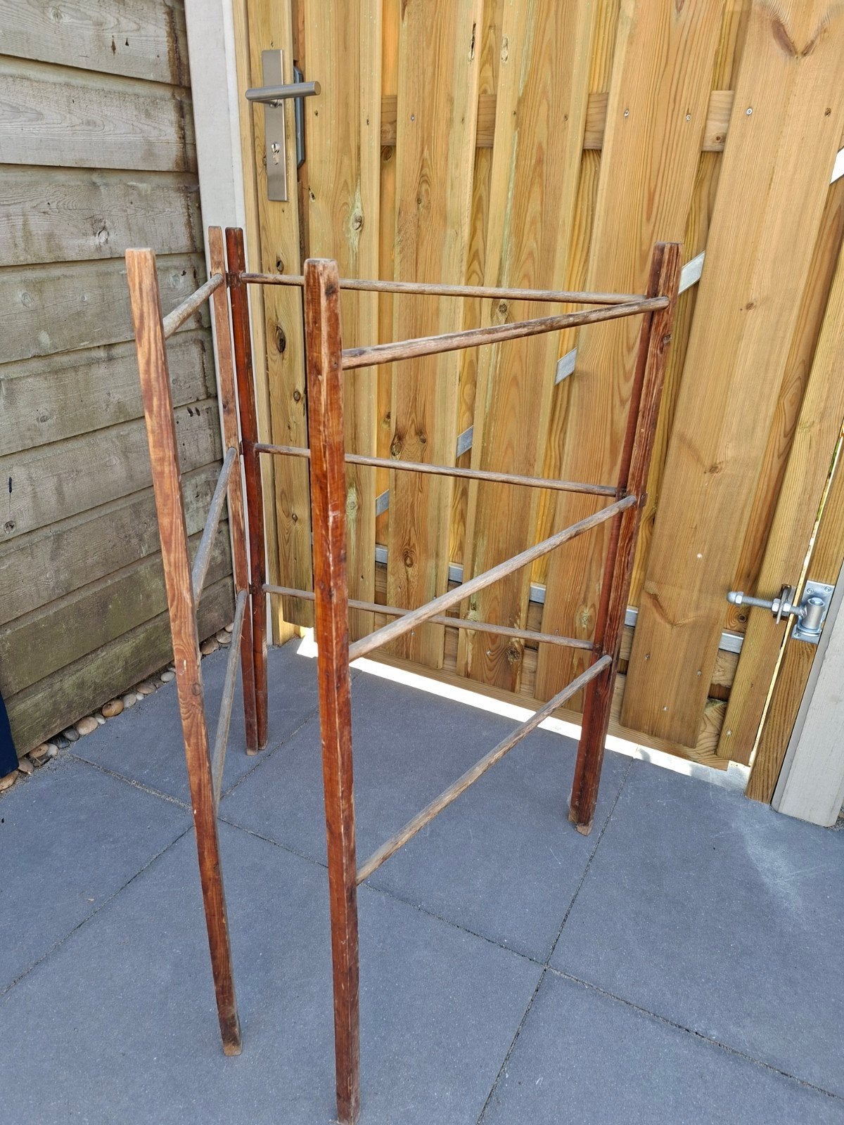 Vintage wasrekje, Ophalen, Gebruikt, Wasrek
