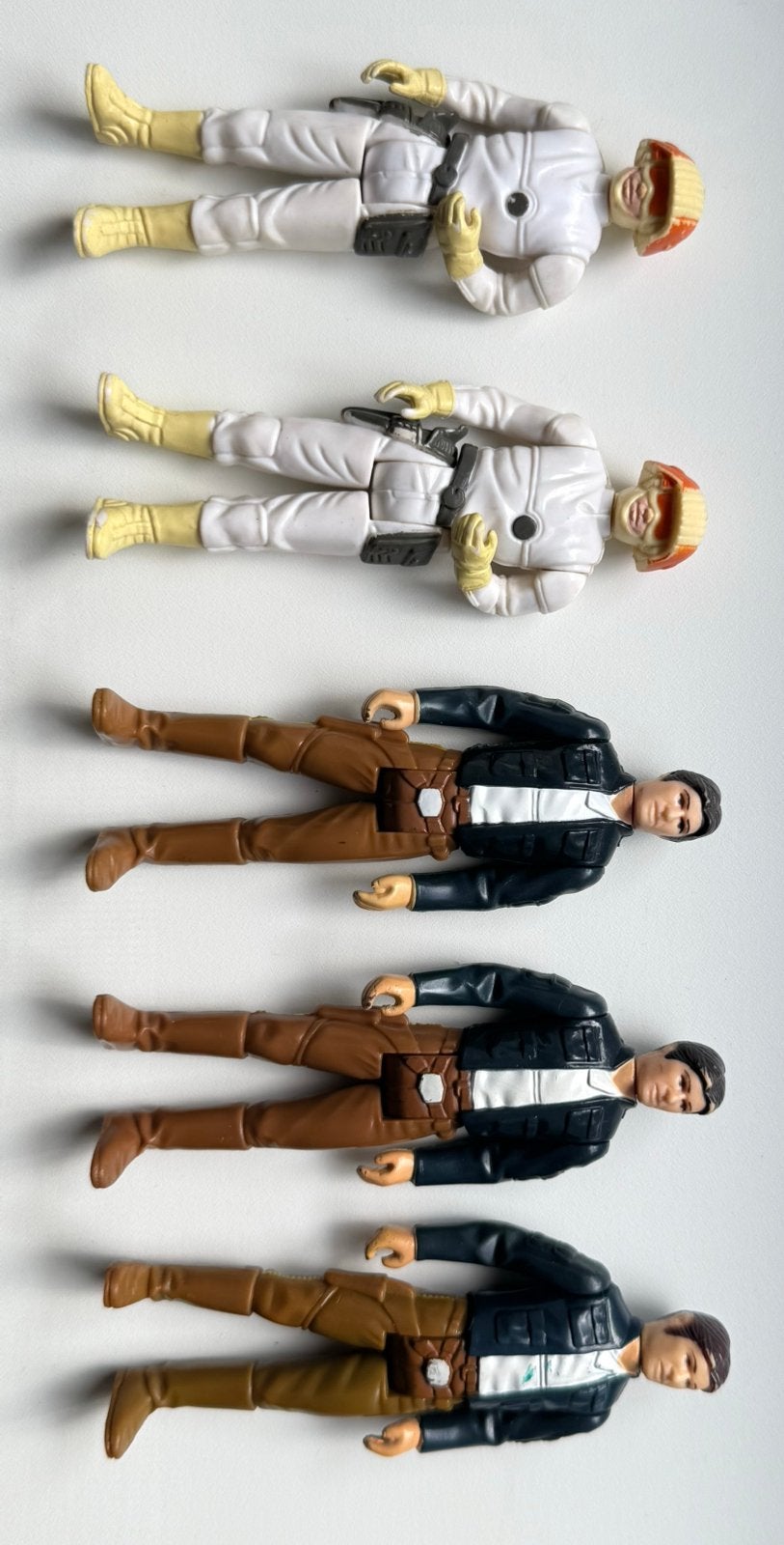 Vintage Star Wars Bespin figuren Pilot en Han Solo per stuk, Ophalen of Verzenden, Zo goed als nieuw, Actiefiguurtje