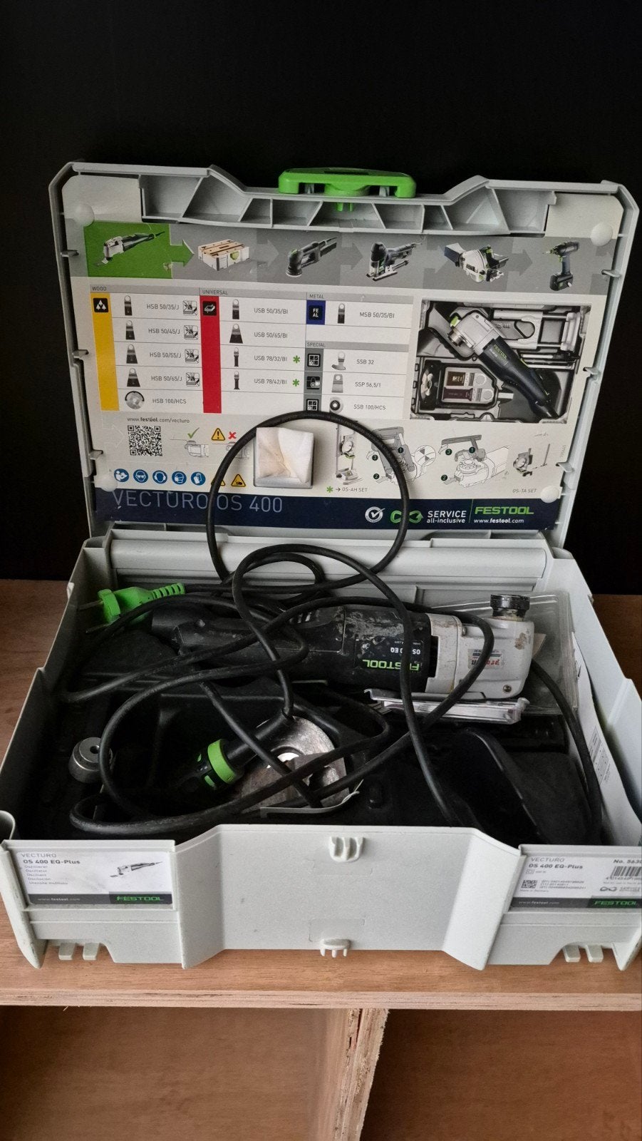Festool Vecturo OS 400 EQ-Plus Multitool in Systainer, Doe-het-zelf en Verbouw, Gereedschap | Handgereedschap, Ophalen, Gebruikt