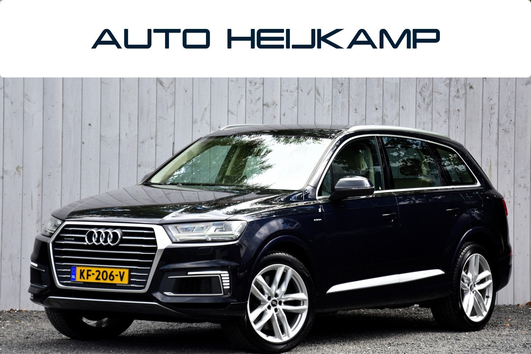 Audi Q7 3.0 TDI e-tron Quattro Premium | Trekhaak | Leer | N, Auto's, Audi, Gebruikt, Blauw, Bedrijf, 17 kWh