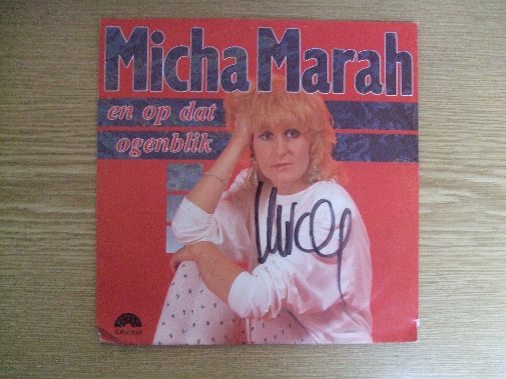 MICHA MARAH     EN OP DAT OGENBLIK, 7 inch, Ophalen of Verzenden, Zo goed als nieuw, Nederlandstalig