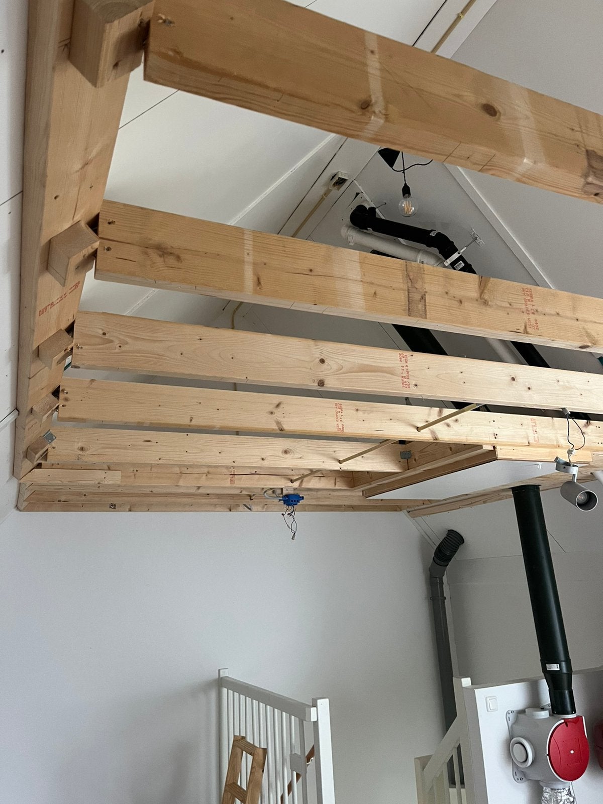Houten balken, Doe-het-zelf en Verbouw, Hout en Planken, Ophalen, Zo goed als nieuw, Balk, Vuren