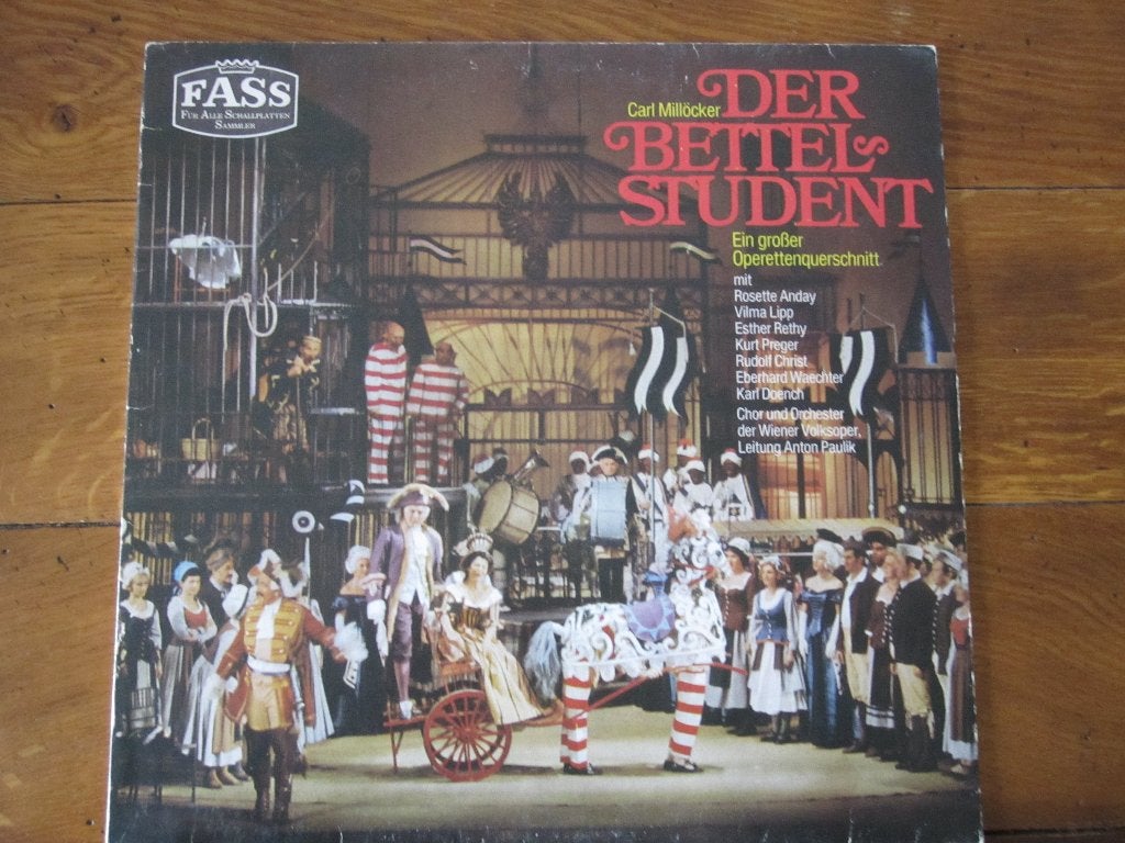 Der Bettelstudent , Carl Millöcker , LP, Opera of Operette, Inclusief binnenhoes, Ophalen of Verzenden, Zo goed als nieuw