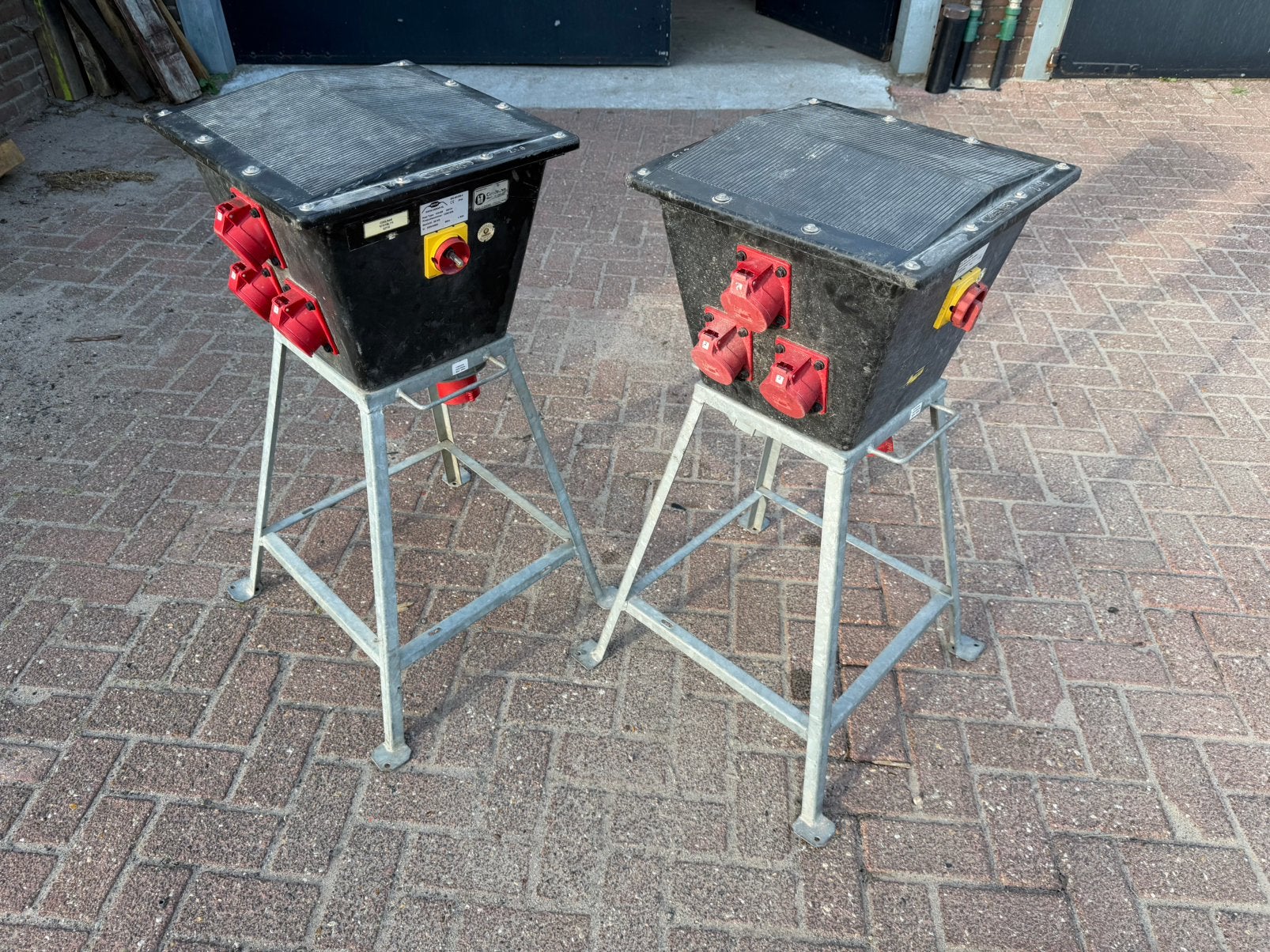 2X 63 Ampere Paddestoel verdeelkast zwerfkast, Ophalen, Gebruikt, Overige typen