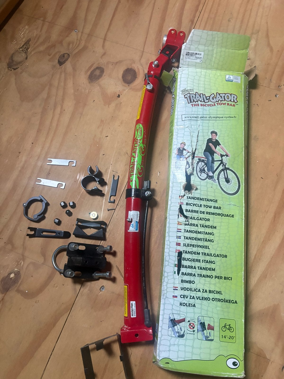Trail-Gator fietsaanhangerstang voor kinderfietsen, Ophalen, Gebruikt, Aanhangfiets, Minder dan 20 kg