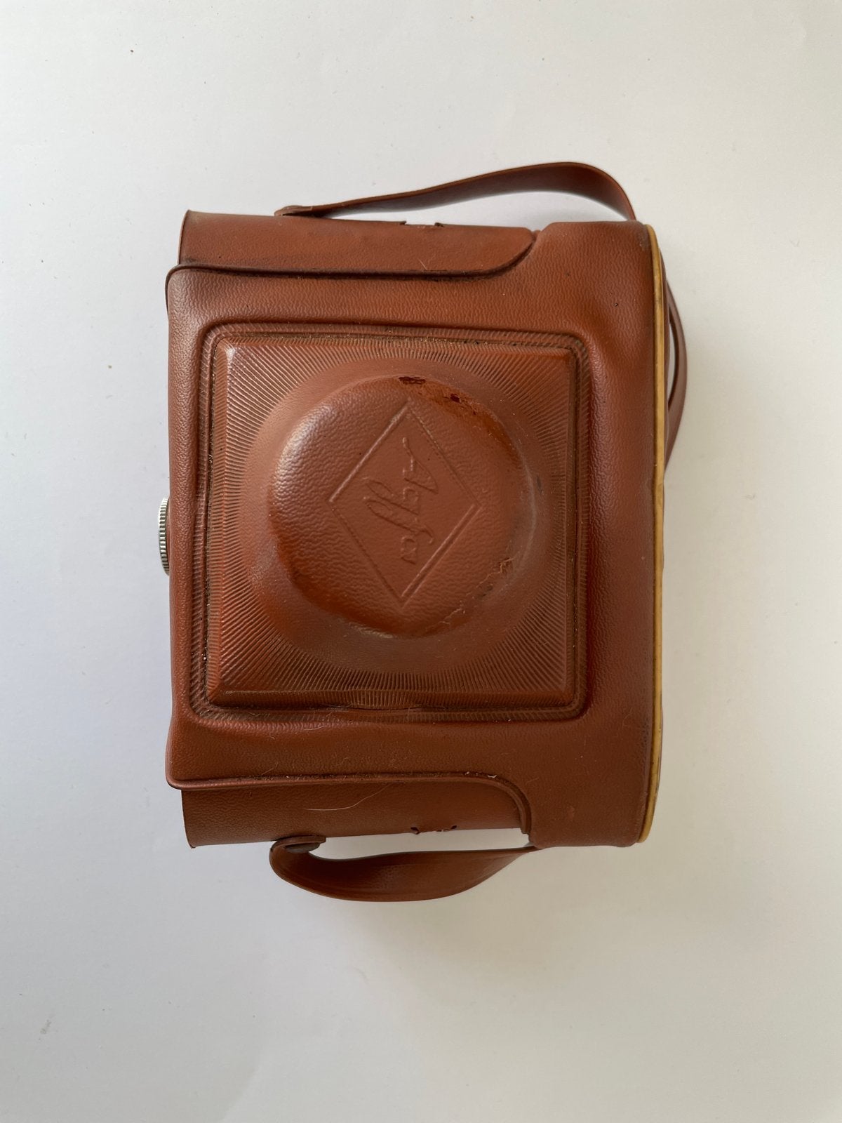 Agfa Isola I camera in zeer mooie staat met lederen tas, Compact, Ophalen of Verzenden, Zo goed als nieuw, Overige Merken
