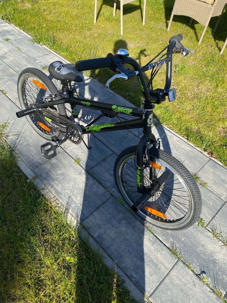 Nieuwe MGF Freestyle BMX Fiets - Zwart/Groen, Ophalen, Staal, Velgrem, Stuur 360° draaibaar