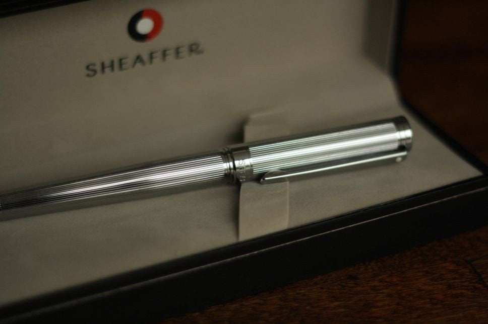 Sheaffer Intensity Fluted Vulpen, Verzamelen, Pennenverzamelingen, Ophalen of Verzenden, Zo goed als nieuw, Vulpen, Sheaffer