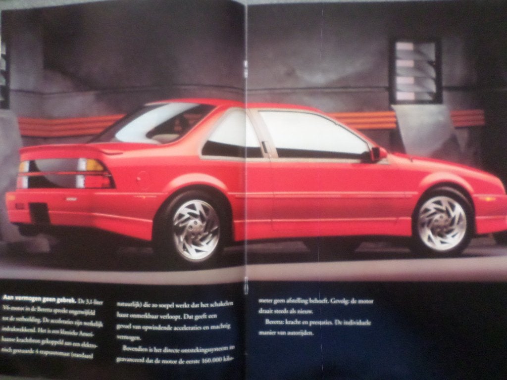 Chevrolet Beretta & Corsica Brochure, Boeken, Ophalen of Verzenden, Zo goed als nieuw, Chevrolet
