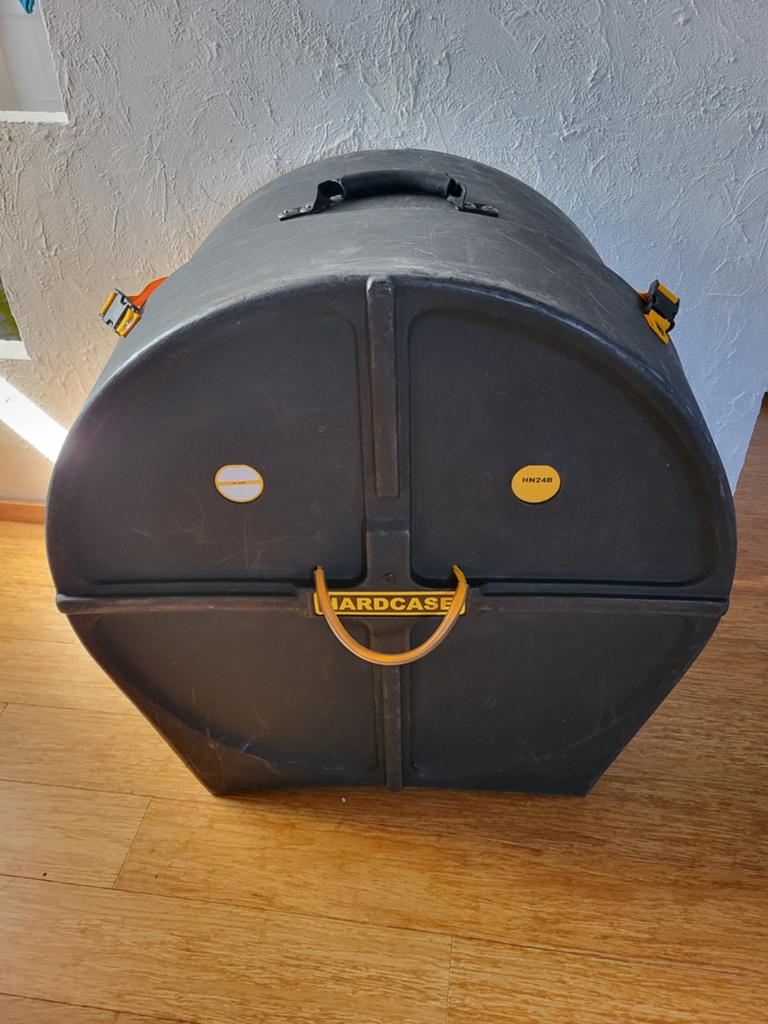 Hardcase HN24B drumkoffer voor bassdrum, Ophalen, Gebruikt, Percussie, Flightcase