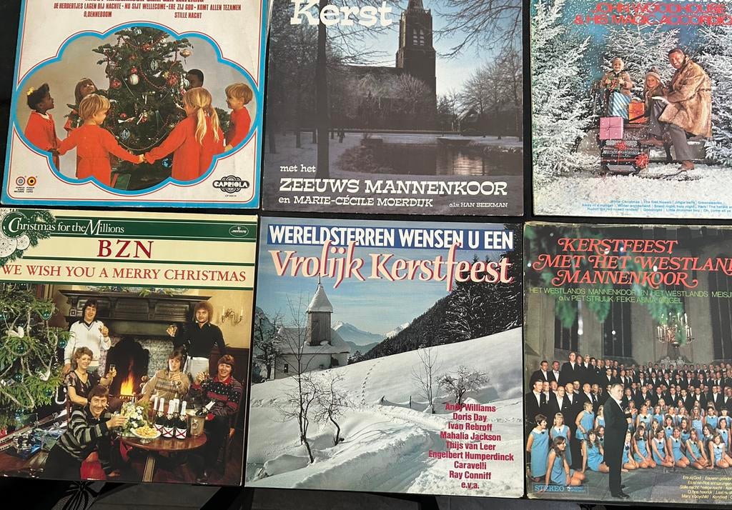 Zes elpee’s met kerst muziek, Cd's en Dvd's, Vinyl | Verzamelalbums, Ophalen of Verzenden, Zo goed als nieuw, Overige formaten