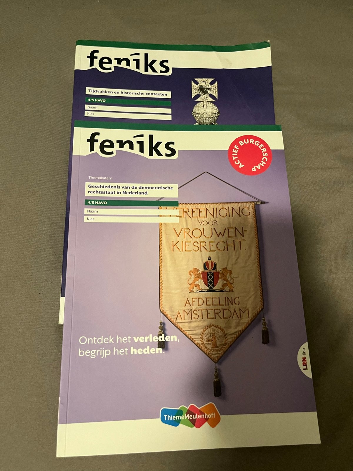 Feniks havo 5 studieboek themajaren, Boeken, Ophalen, Alpha, Gelezen, Overige niveaus