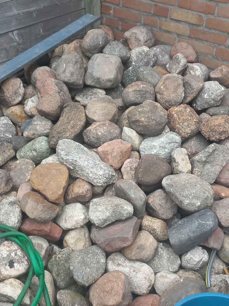Veldkeien, Tuin en Terras, Grind, Keien en Split, Ophalen, Overige materialen, Gebruikt, Kei